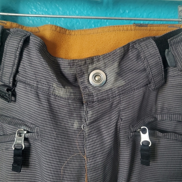 Sessions Ridge Series Gray Snow Snowboad Sport Pants with Recco Reflector - Picture 12 of 12